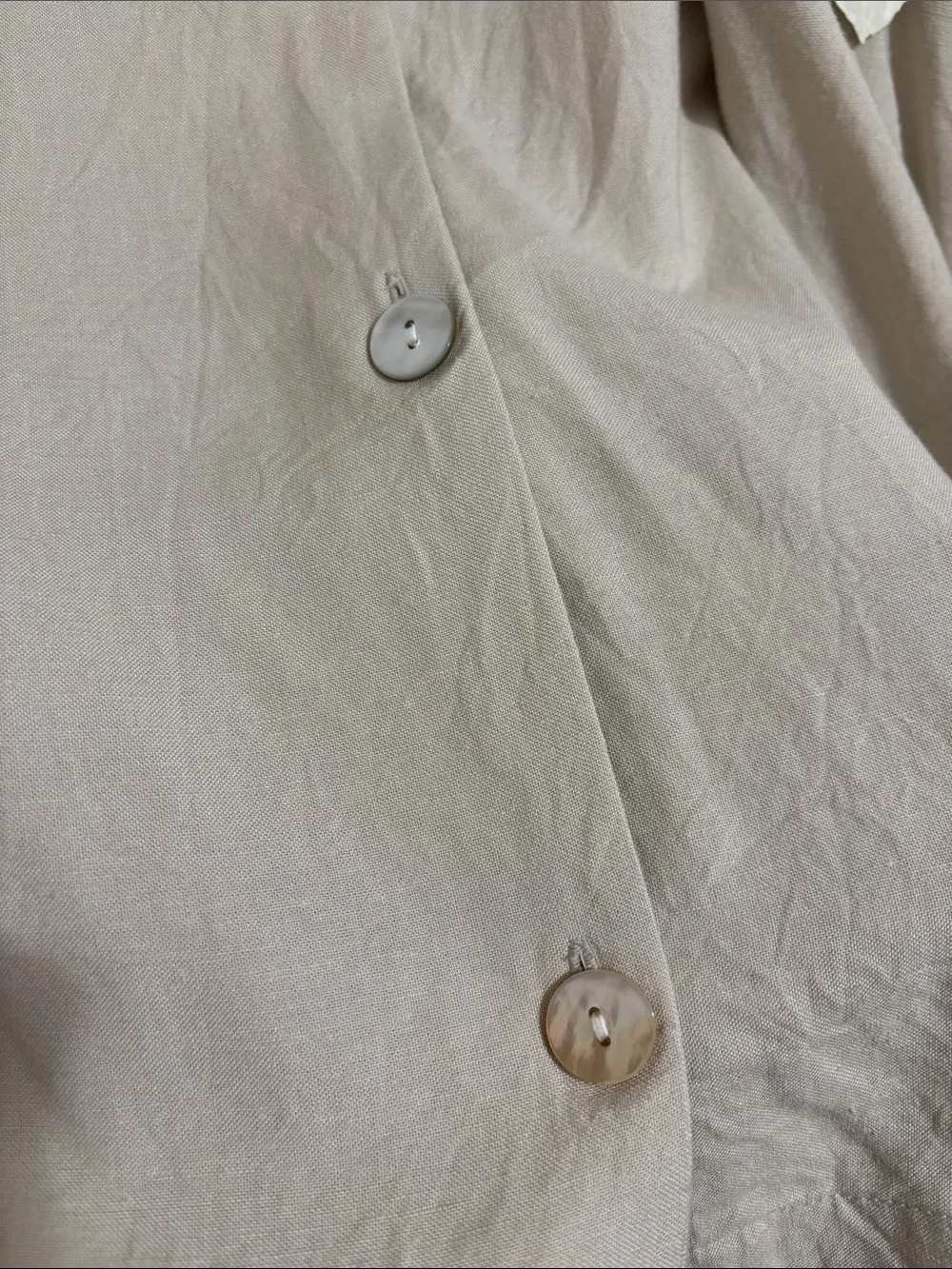 Nicole Miller Women’s Linen Blend Pajama Set Small